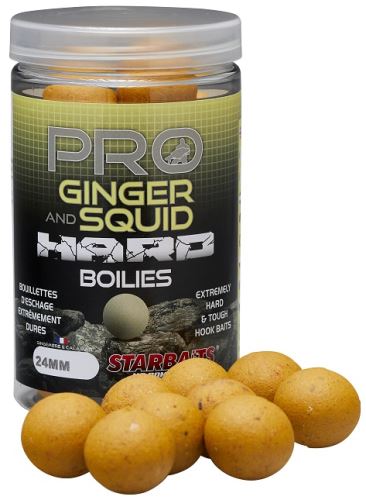 Starbaits Hard Boilies Pro Ginger Squid 200g 24mm