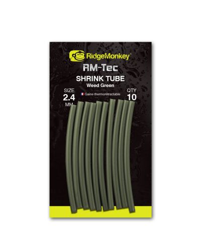 RidgeMonkey Smršťovací hadička Connexion Shrink Tube 2,4mm Weed Green 10ks