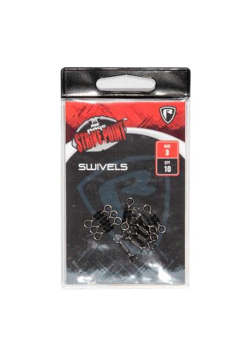 FOX Rage Obratlík Strike Point Swivel Velikost 3 10ks