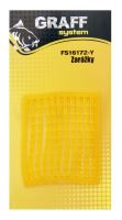 Graff Zarážky Carp silikonová Žlutá