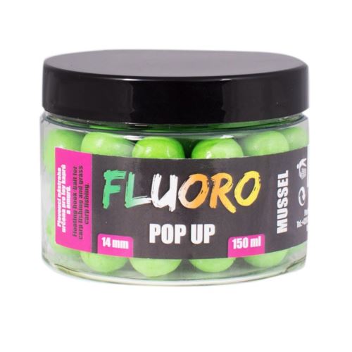 LK Baits Pop-Up Fluoro Boilies Mussel