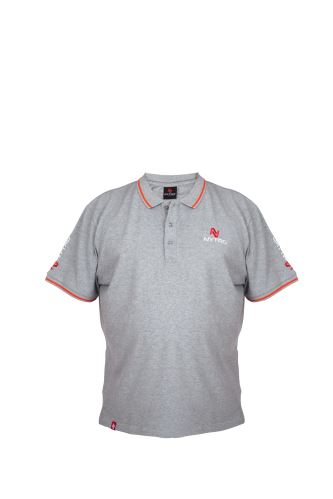 Nytro Tričko Light Marl Grey Polo Shirt