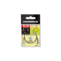 Cormoran Lanko 7x7 Wire Leader Swivel and Corlock Snap Hook 9kg 30cm 2ks (1)