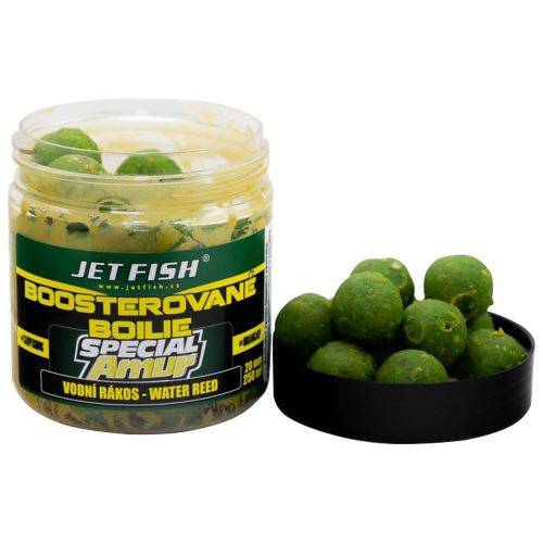 Jet Fish Boosterované boilie Special Amur Vodní rákos 250ml 20mm