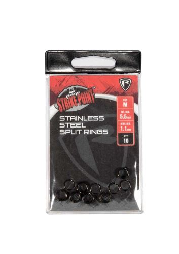 FOX Rage Kroužek Strike Point Stainless Steel Split Ring M 10ks