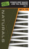 FOX Převlek Edges Naturals Power Grip Naked Line Tail Rubbers Velikost 7 10ks
