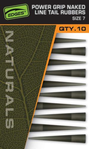 FOX Převlek Edges Naturals Power Grip Naked Line Tail Rubbers Velikost 7 10ks