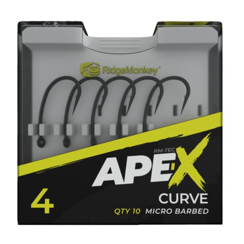 RidgeMonkey Háček Ape-X Curve Barbed