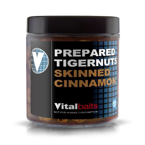 Vitalbaits Tygří ořechy Prepared Tigernuts Skinned Cinnamon 250ml