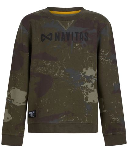 Navitas Dětská mikina Identity Camo Kids Sweatshirt