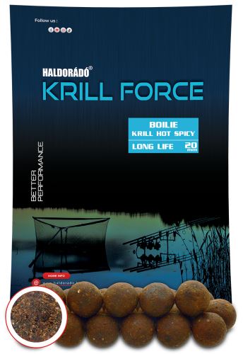 Haldorádó Boilies Krill Force Long Life 700g 20mm