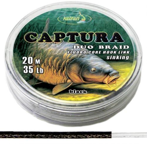 Katran Šňůrka Duo Braided Hook Link Captura 20m 30lb 13,6kg