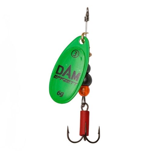 Effzett Třpytka Fluo Spinner 6g Velikost 3 Green