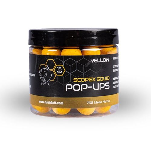 Nash Pop-Up Scopex Squid Yellow 75g