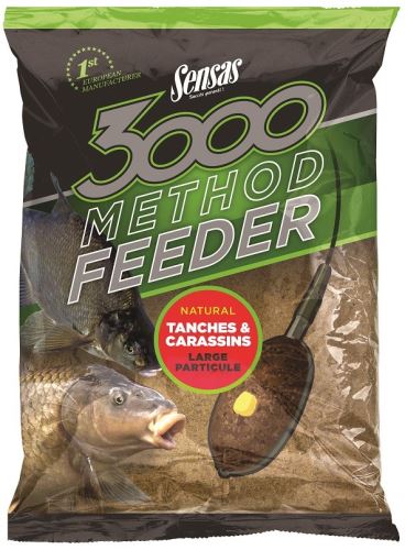 Sensas Vnadící směs 3000 Method Feeder Tanches Carrasins 1kg