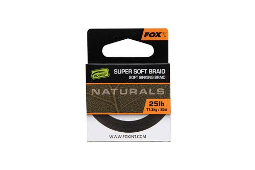 FOX Šňůrka Naturals Soft Braid Hooklength 20m