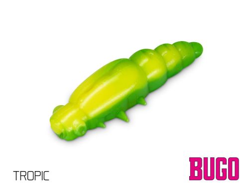 Delphin Gumová nástraha Larva BUGO Cheese 4cm 15ks