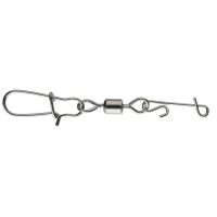 Daiwa Obratlík s karabinkou No Knot Fast Lock Swivel M 9kg 8ks