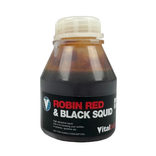 Vitalbaits Dip Robin Red & Black Squid 250ml