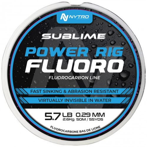 Nytro Fluorocarbon Sublime Power Rig Fluoro 50m