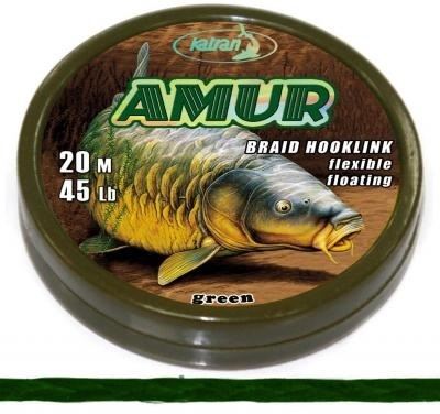 Katran Šňůrka Braided Hook Link Amur 20m 25lb 11,4kg