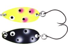 Westin Třpytka Fidusen Slim 3,3cm 3g Black/Yellow Clown