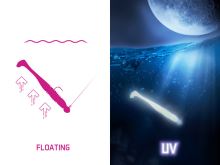 Delphin Gumová nástraha ZANDERA FlexiFLOAT UVs 12cm Lolipop 5ks (2)
