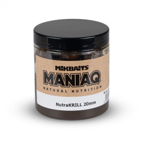 Mikbaits Boilies v dipu ManiaQ NutraKRILL 250ml