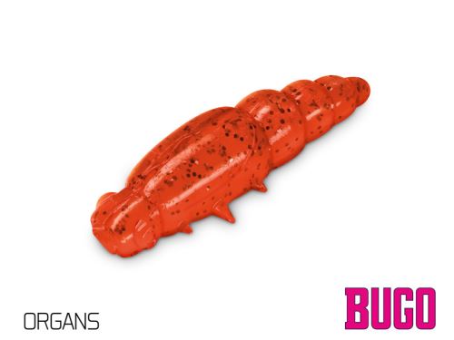 Delphin Gumová nástraha Larva BUGO Cheese 4cm 15ks