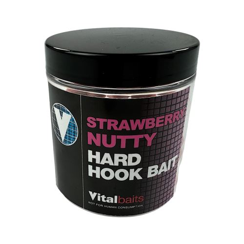 Vitalbaits Boilies Hard Hook Baits Strawberry Nutty 100g