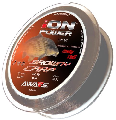 AWA-S Vlasec Ion Power Browny Carp 1200m