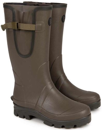 FOX Holínky Neoprene Lined Camo/Khaki Rubber Boot 46 (UK12)