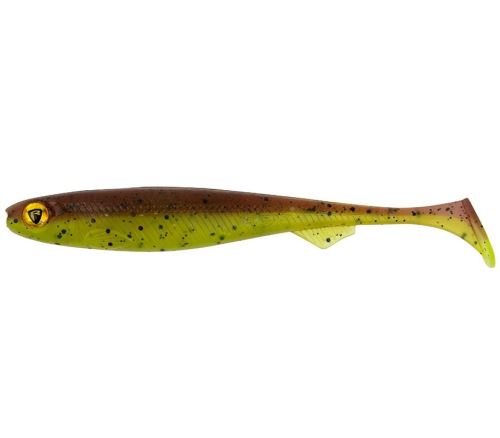 FOX Rage Gumová nástraha Slick Shad 9cm UV Green Pumpkin 5ks