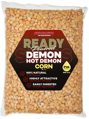 Starbaits Kukuřice Ready Seeds Hot Demon 3kg