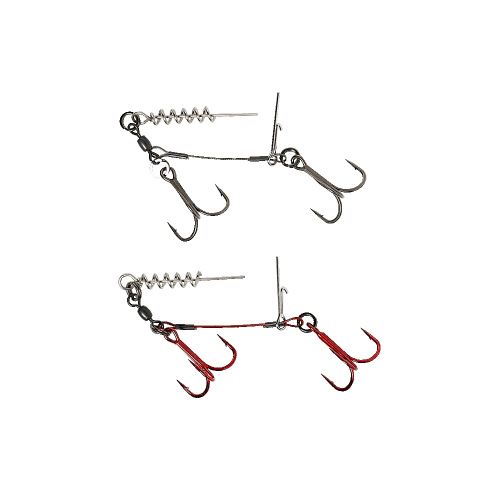 Savage Gear Návazec Carbon49 Corkscrew Stinger 2x
