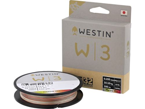 Westin Šňůra W3 Oceanic Swirl 8-Braid Marine Mix 300m