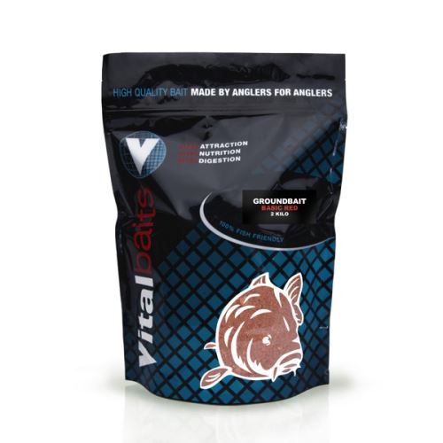 Vitalbaits Vnadící směs Basic Red 2kg