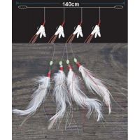 Aquantic Návazcový systém Mackerel IV Velikost 2/0 0,50mm 140cm