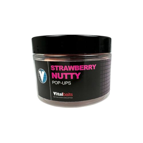 Vitalbaits Pop-Up Strawberry Nutty Washed Out Pink 50g 14mm