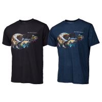 Savage Gear Tričko Cannibal Tee Blue (1)
