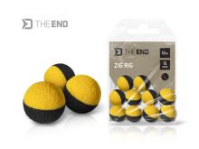 Delphin Pěnová nástraha TheEND ZIG RIG Černo-žlutá 12mm 10ks