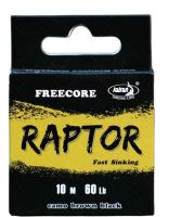 Katran Šňůrka Raptor Free Core 10m 60lb Camo Brown