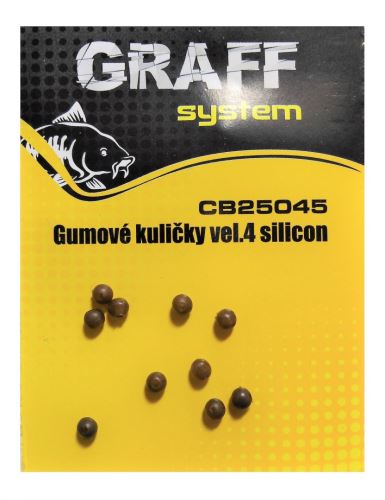 Graff Silikonové kuličky Velikost 4 10ks