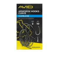 AVID Háček Armorok Curve Barbless 10ks