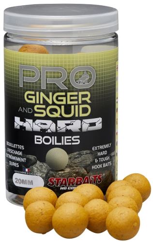 Starbaits Hard Boilies Pro Ginger Squid 200g 20mm