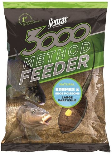 Sensas Vnadící směs 3000 Method Feeder Bremes & Gross Poissons 1kg