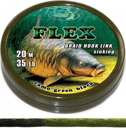 Katran Šňůrka Braided Hook Link Flex 20m 25lb 11,4kg