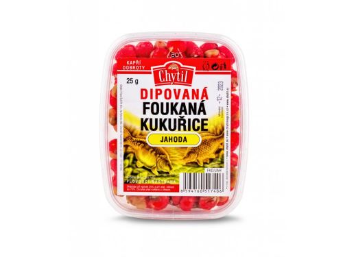 Chytil Dipovaná foukaná kukuřice 25g Jahoda