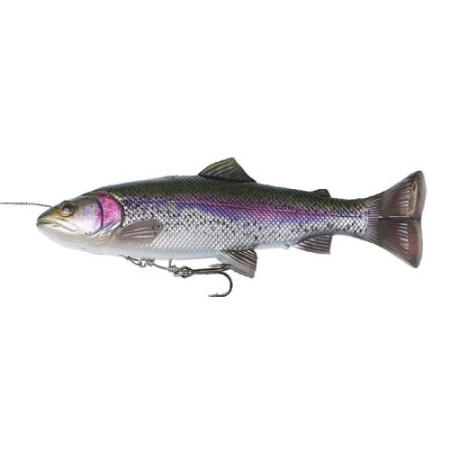 Savage Gear Gumová nástraha 4D Line Thru Pulsetail Trout 16cm 51g SS Rainbow Trout