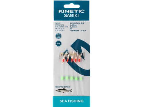 Kinetic Návazec Sabiki FullHouse Velikost 6 Fishskin